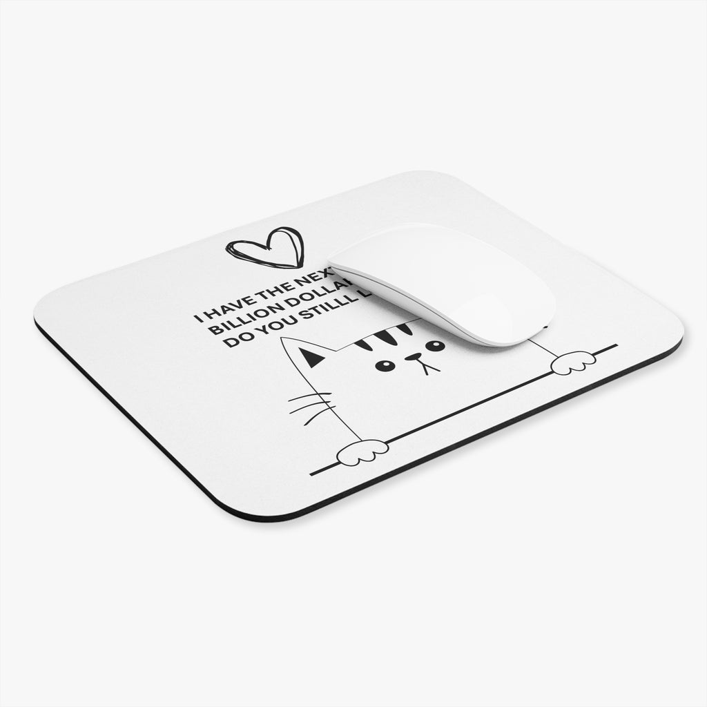 Mouse Pad (Rectangle) with little cat