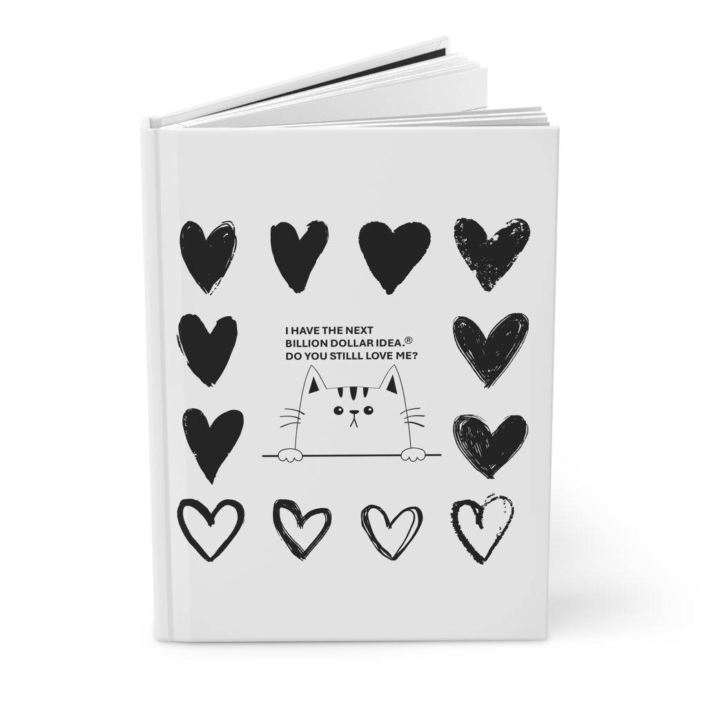 Little Cat Hardcover Journal, Matte & Lined