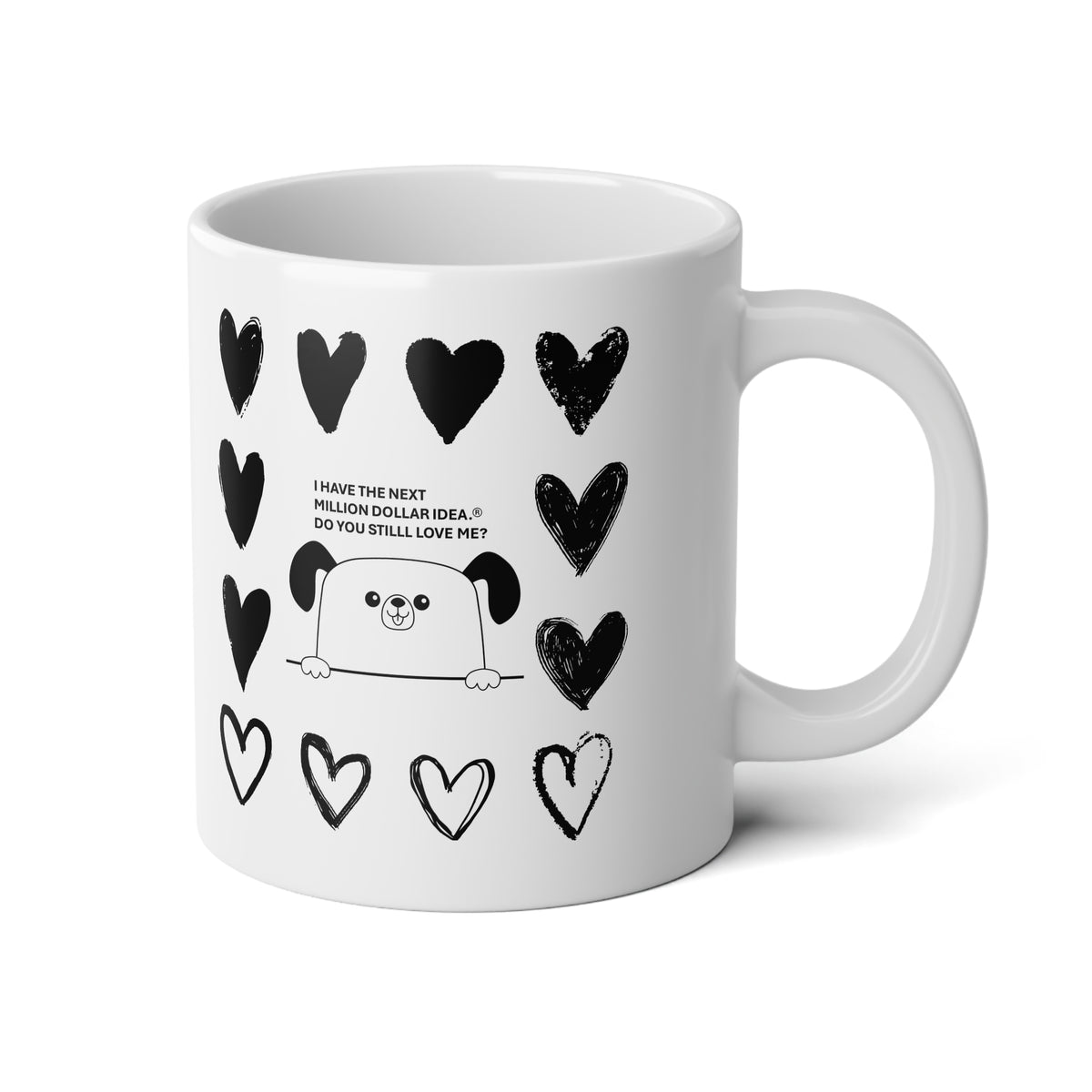 Adorable & Inspiring Little Dog Jumbo Mug, 20oz