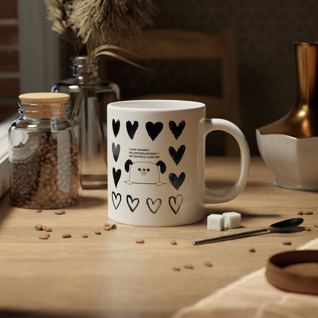 Adorable & Inspiring Little Dog Jumbo Mug, 20oz