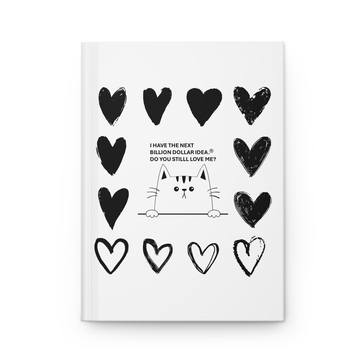 Little Cat Hardcover Journal, Matte & Lined