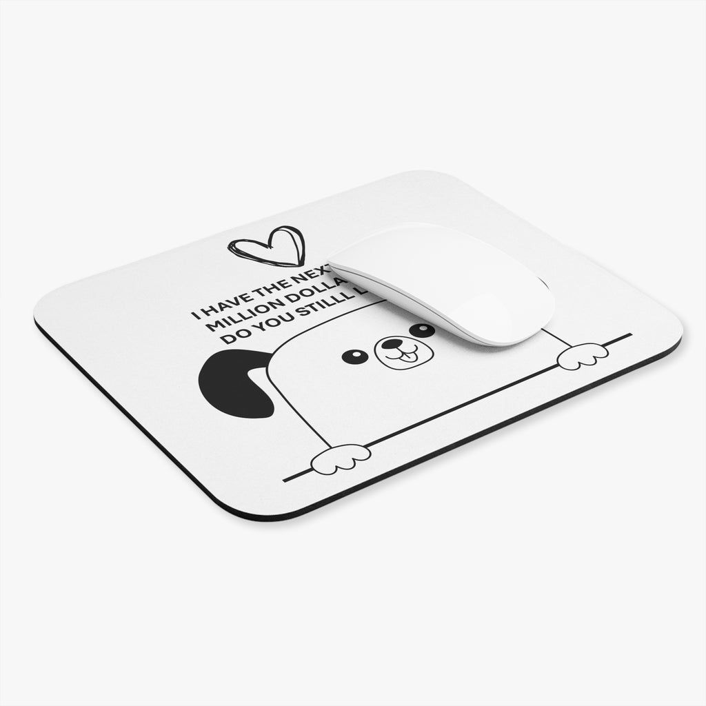 Mouse Pad (Rectangle) with little dog