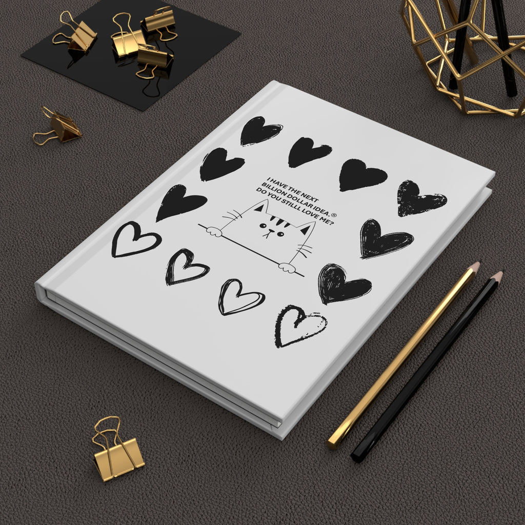 Little Cat Hardcover Journal, Matte & Lined