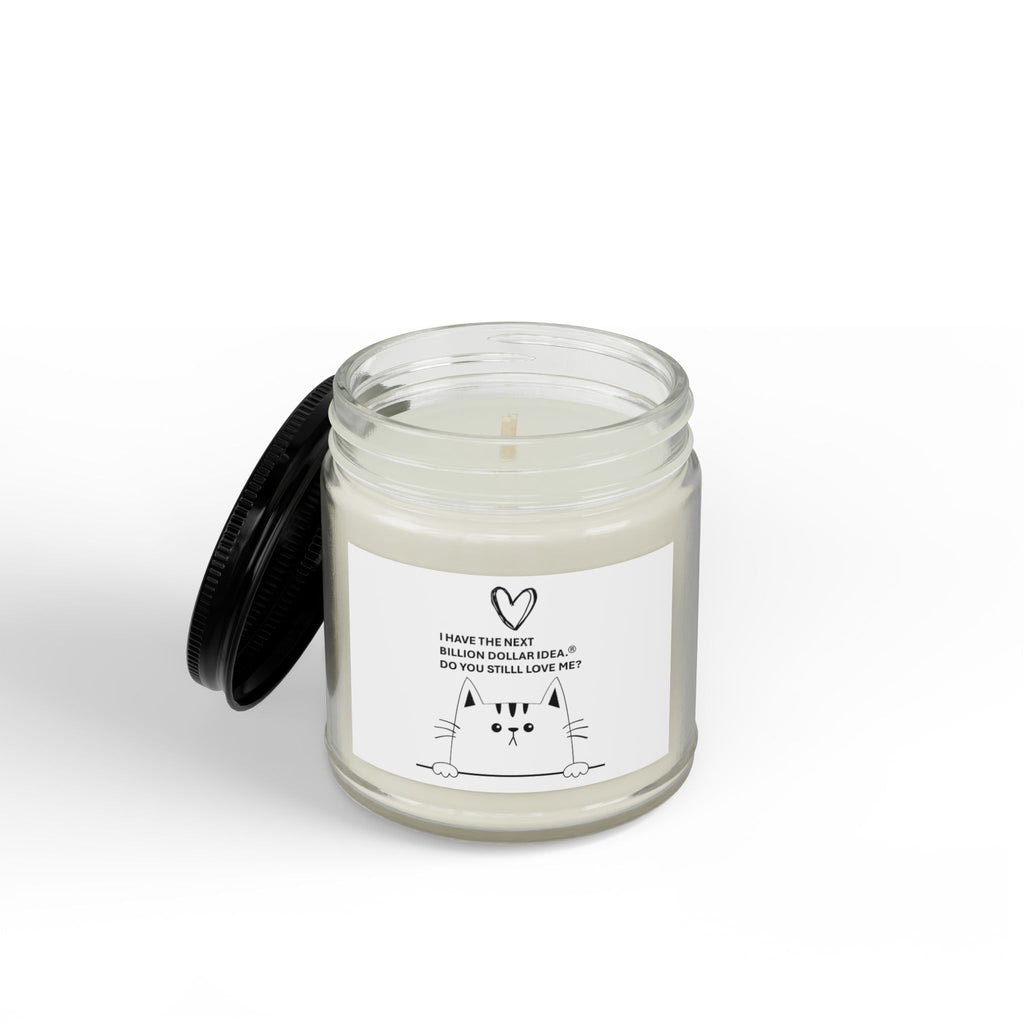 Little Cat Soy Candle with Black Lid, 4oz