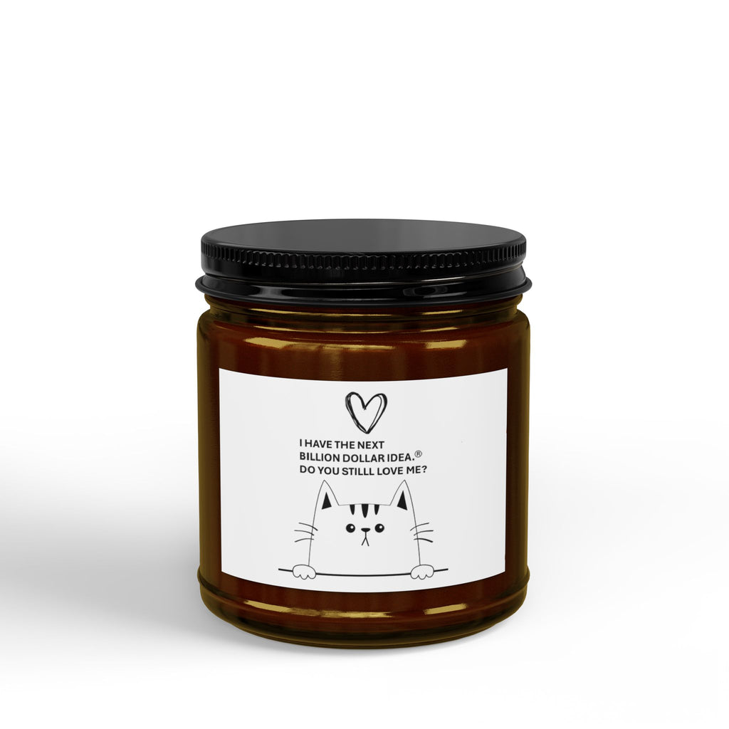 Little Cat Soy Candle with Black Lid, 4oz