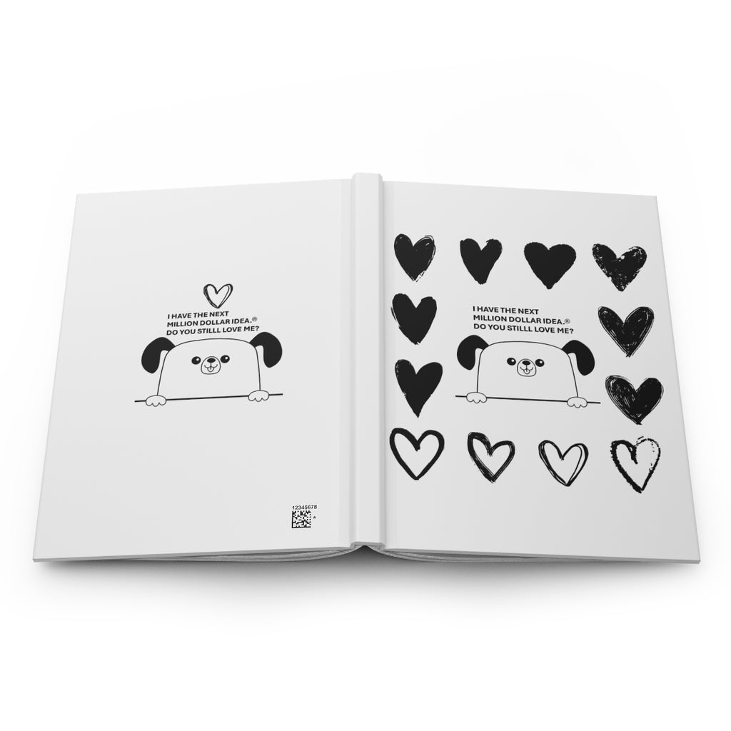 Little Dog Hardcover Journal, Matte & Lined