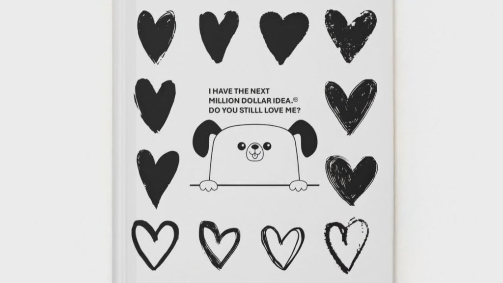 Little Dog Hardcover Journal, Matte & Lined